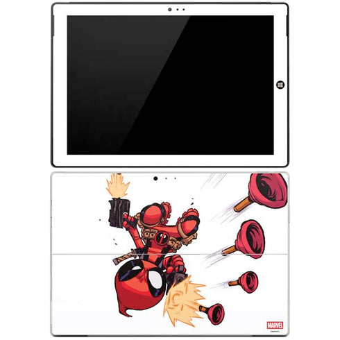 Marvel Deadpool Babypool Shooting Surface Pro 3 Skin